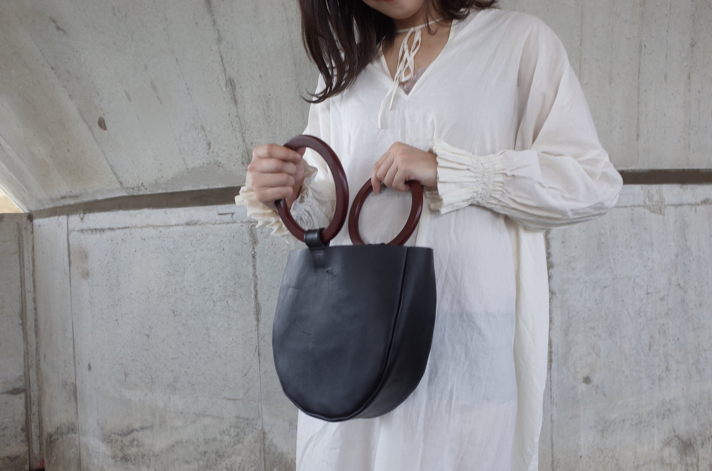 Wood Handle Bag