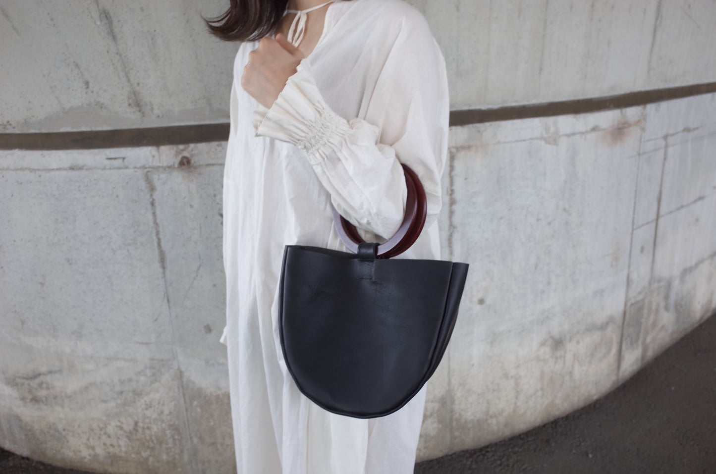 Wood Handle Bag